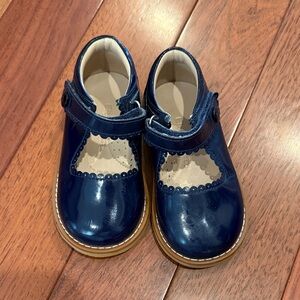 Elephantito Navy Patent Mary Jane Shoes for Kids